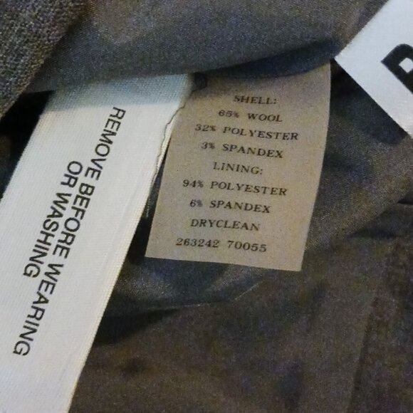 Ann Taylor Skirt Gray Pencil Knee Length Wool Blend Womens Size 6 - Picture 7 of 7